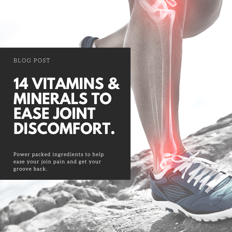 14 Vitamins and Minerals to Ease Joint Discomfort
